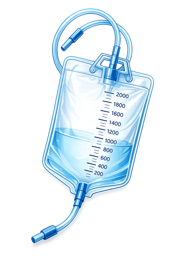 Sterile urine collection bags category